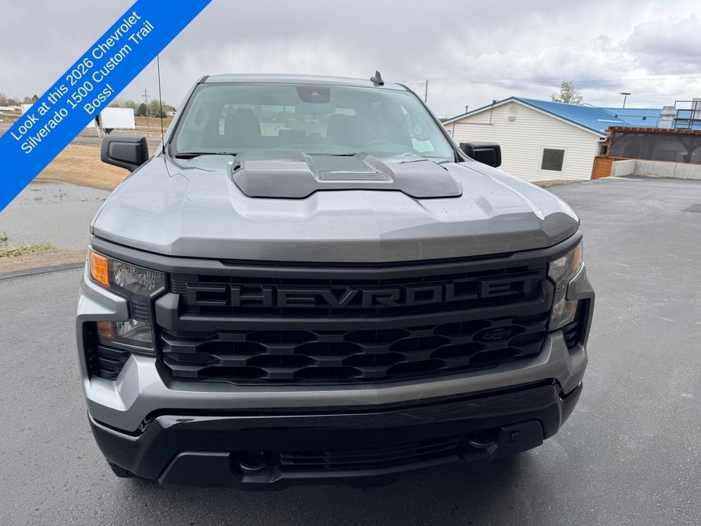 New 2026 Chevrolet Silverado 1500 Custom Trail Boss w/ Dark Appearance Package AWD/4WD image 3