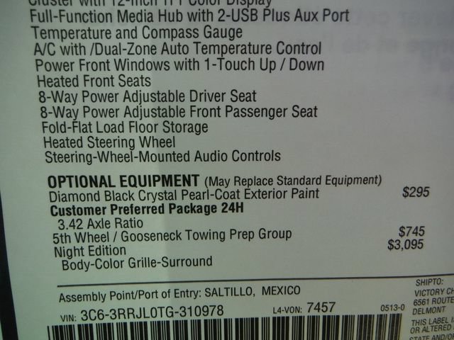 New 2026 RAM 3500 Laramie w/ Night Edition AWD/4WD image 15