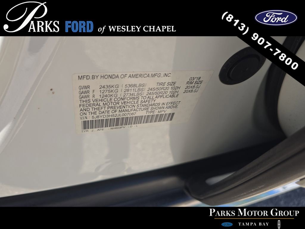 Used 2018 Acura MDX FWD w/ Technology Package image 34