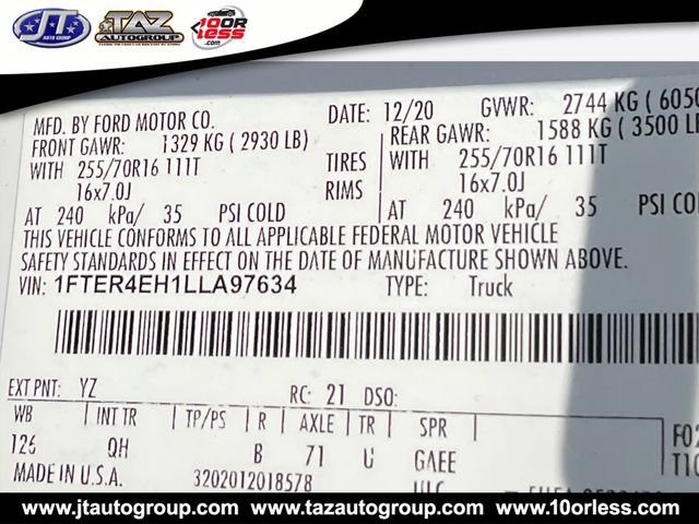 Used 2020 Ford Ranger XL RWD image 25
