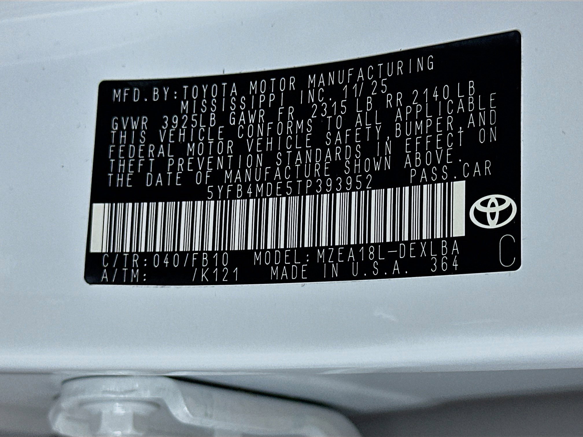 Used 2026 Toyota Corolla LE FWD image 12