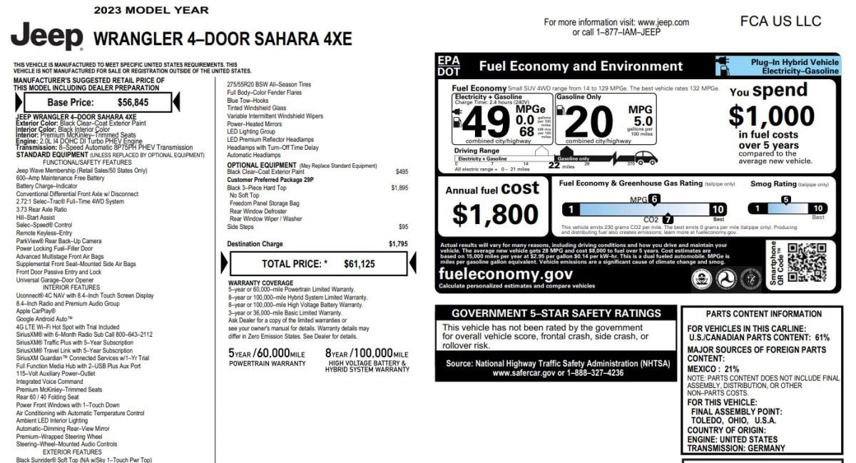 Used 2023 Jeep Wrangler Unlimited Sahara image 17