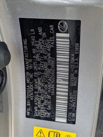 Used 2017 Lexus ES 350 image 25