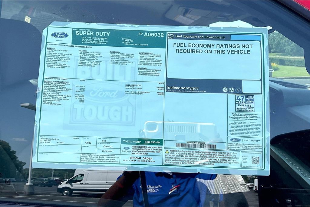 New 2025 Ford F550 2WD Regular Cab Super Duty w/ XL Chrome Package image 14