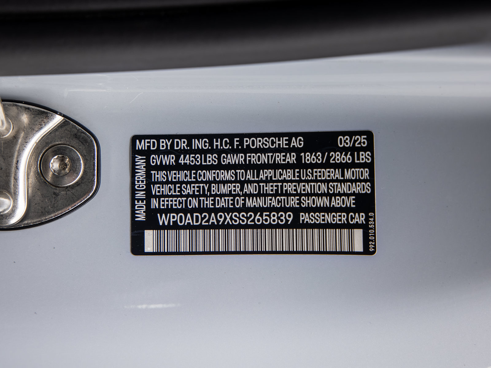 Certified 2025 Porsche 911 Turbo S AWD/4WD image 36