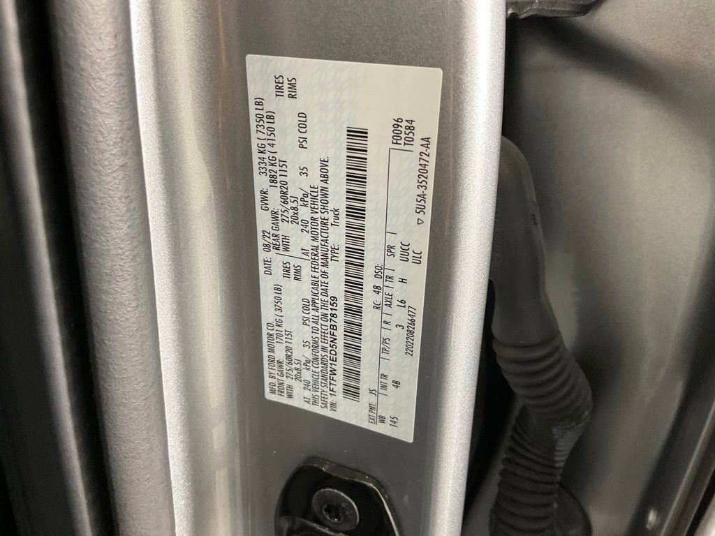 Certified 2022 Ford F150 XLT w/ Equipment Group 302A High image 27