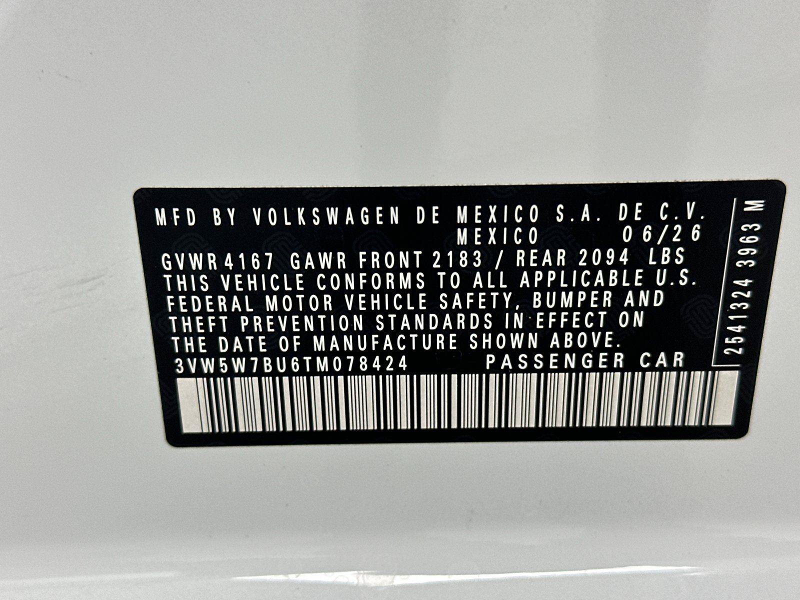 New 2026 Volkswagen Jetta S FWD image 23