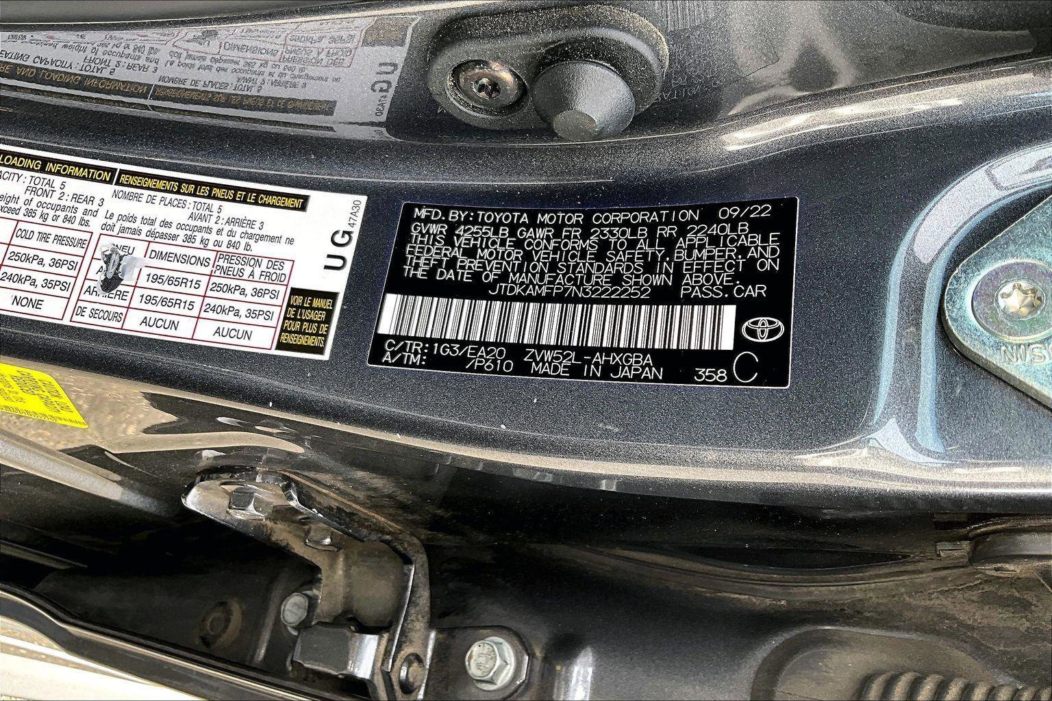 Used 2022 Toyota Prius Prime XLE image 30