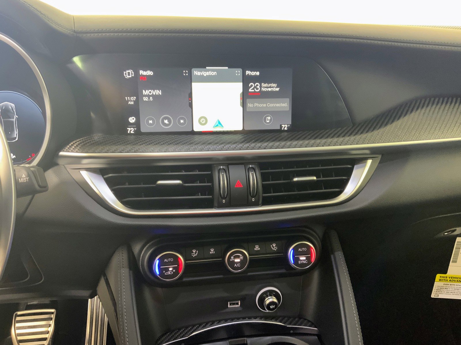 Used 2024 Alfa Romeo Stelvio Quadrifoglio w/ Active Assist Plus Package image 34