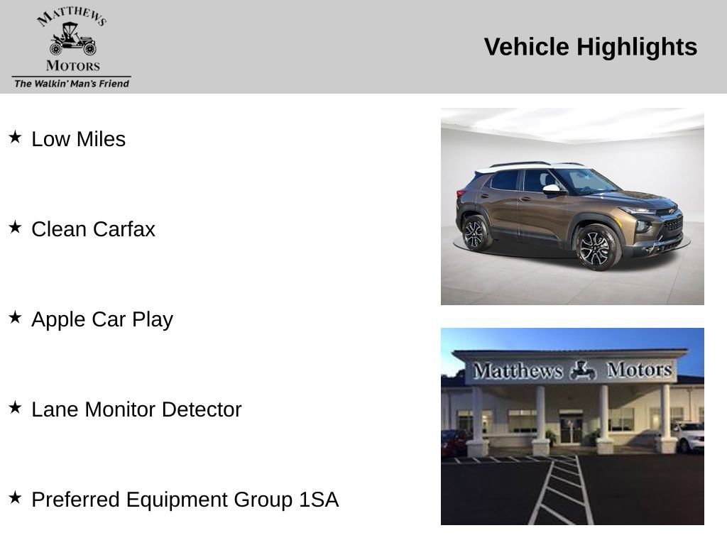 Used 2021 Chevrolet TrailBlazer ACTIV image 14