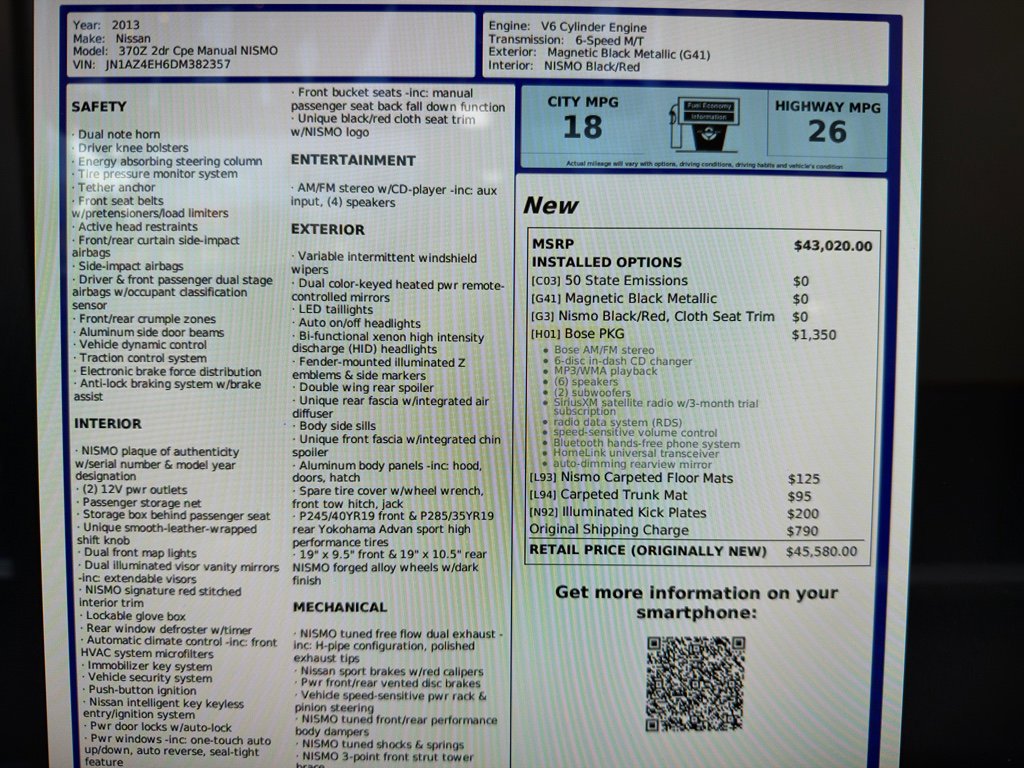 Used 2013 Nissan 370Z NISMO w/ Bose Pkg image 19