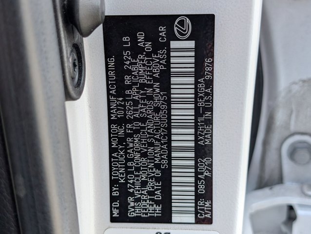 Used 2025 Lexus ES 300h w/ Premium Package FWD image 25