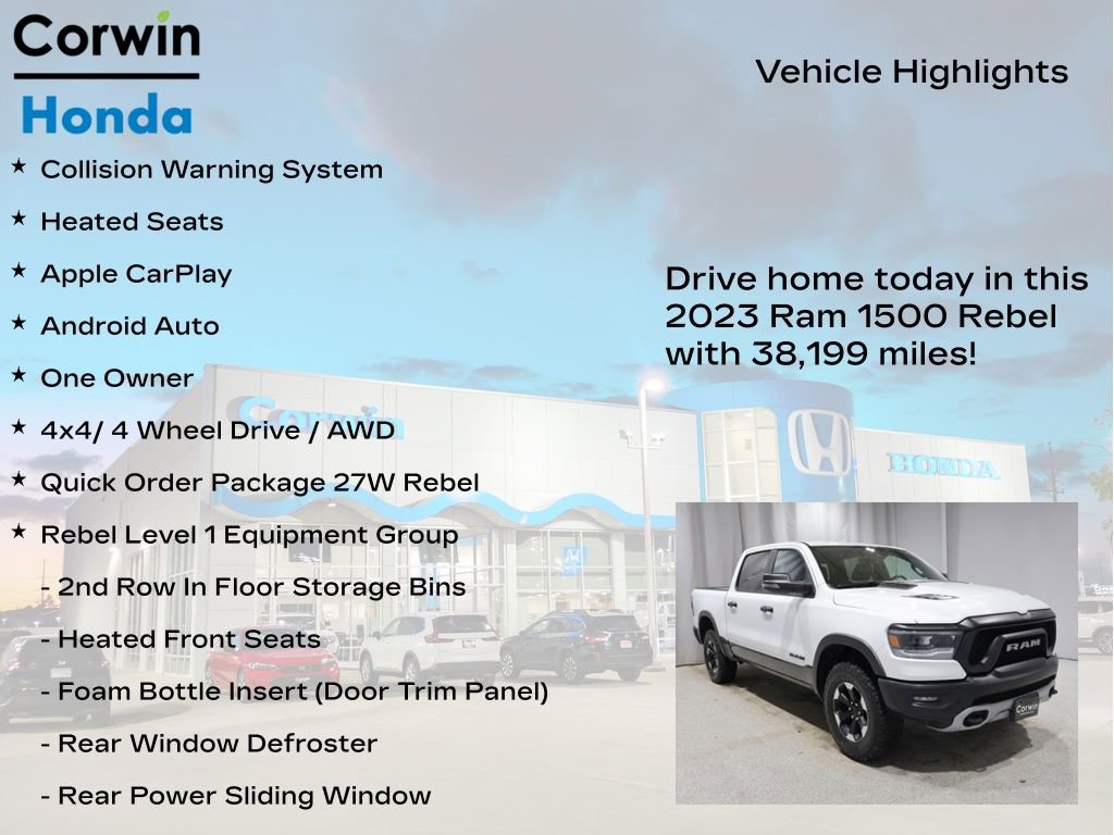 Used 2023 RAM 1500 Rebel w/ Rebel Level 1 Equipment Group image 6