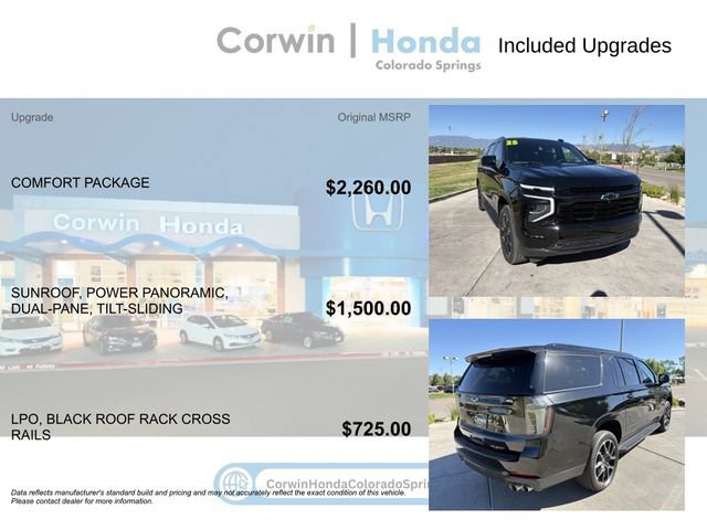 Used 2025 Chevrolet Suburban RST w/ Comfort Package AWD/4WD image 4