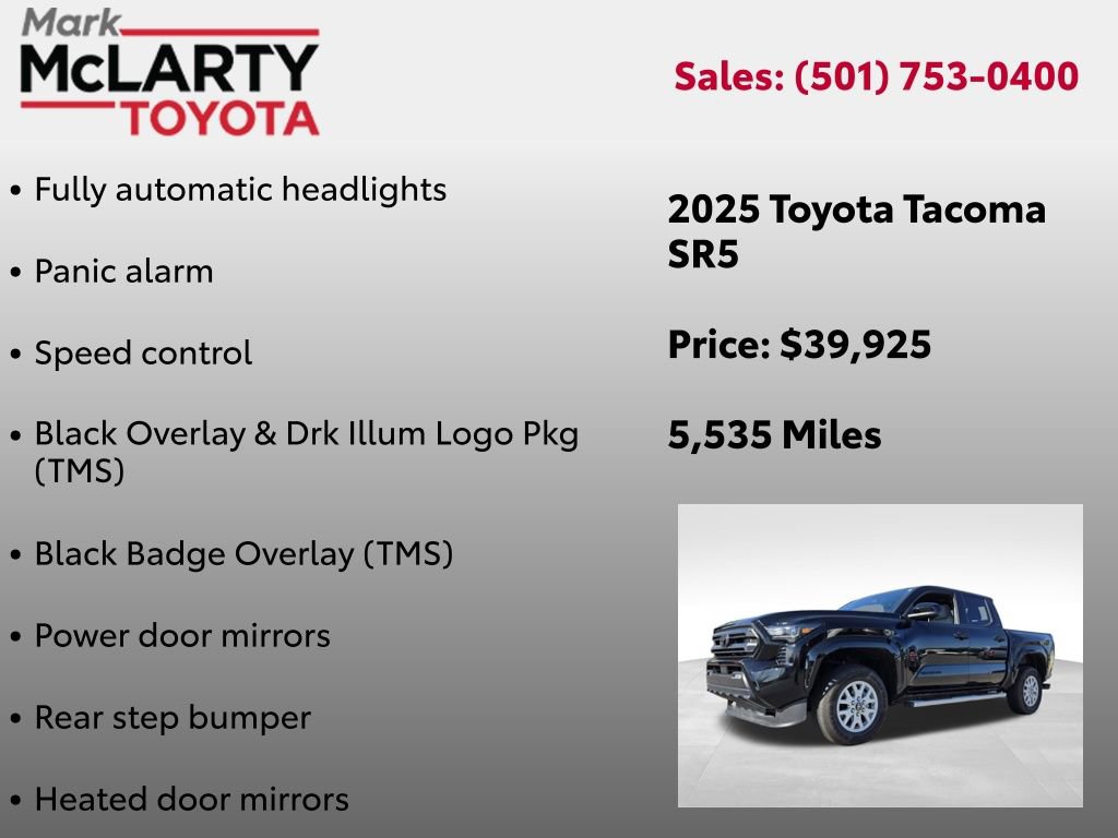 Certified 2025 Toyota Tacoma SR5 AWD/4WD image 41