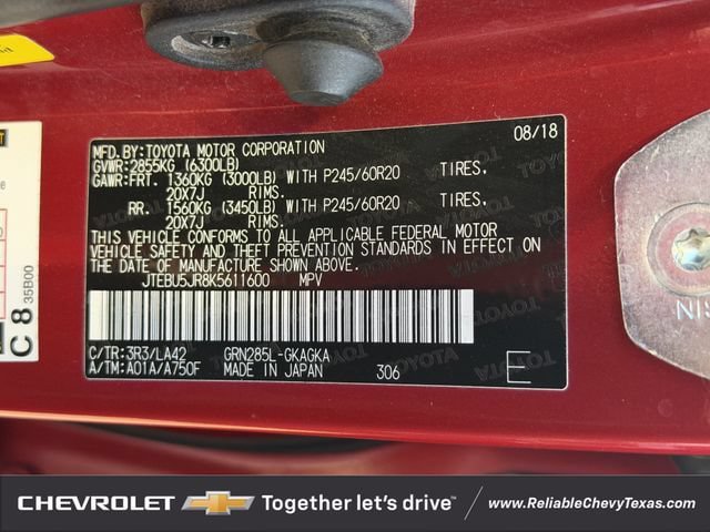 Used 2019 Toyota 4Runner Limited AWD/4WD image 37