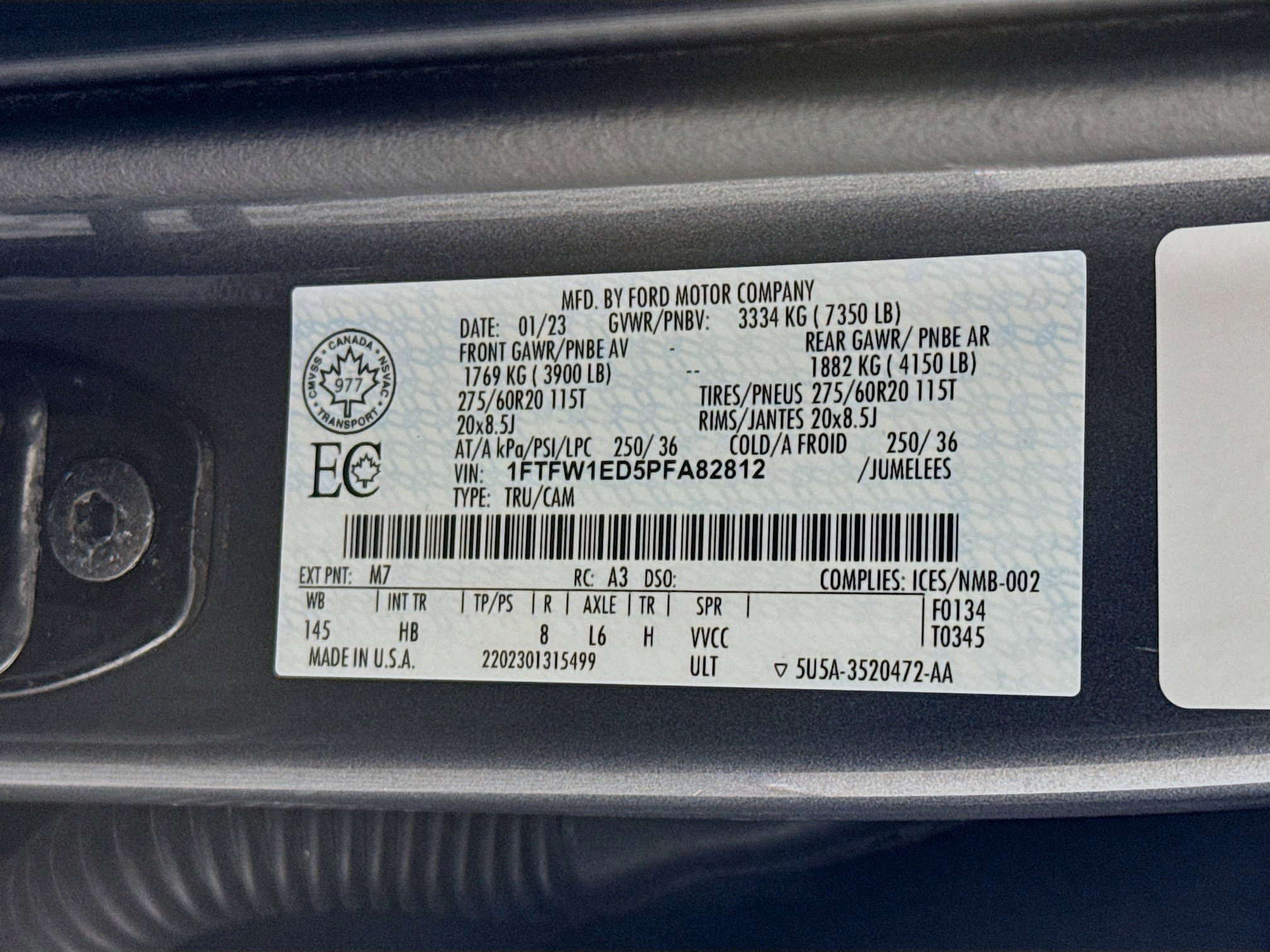 Used 2023 Ford F150 Lariat w/ Equipment Group 502A High image 39