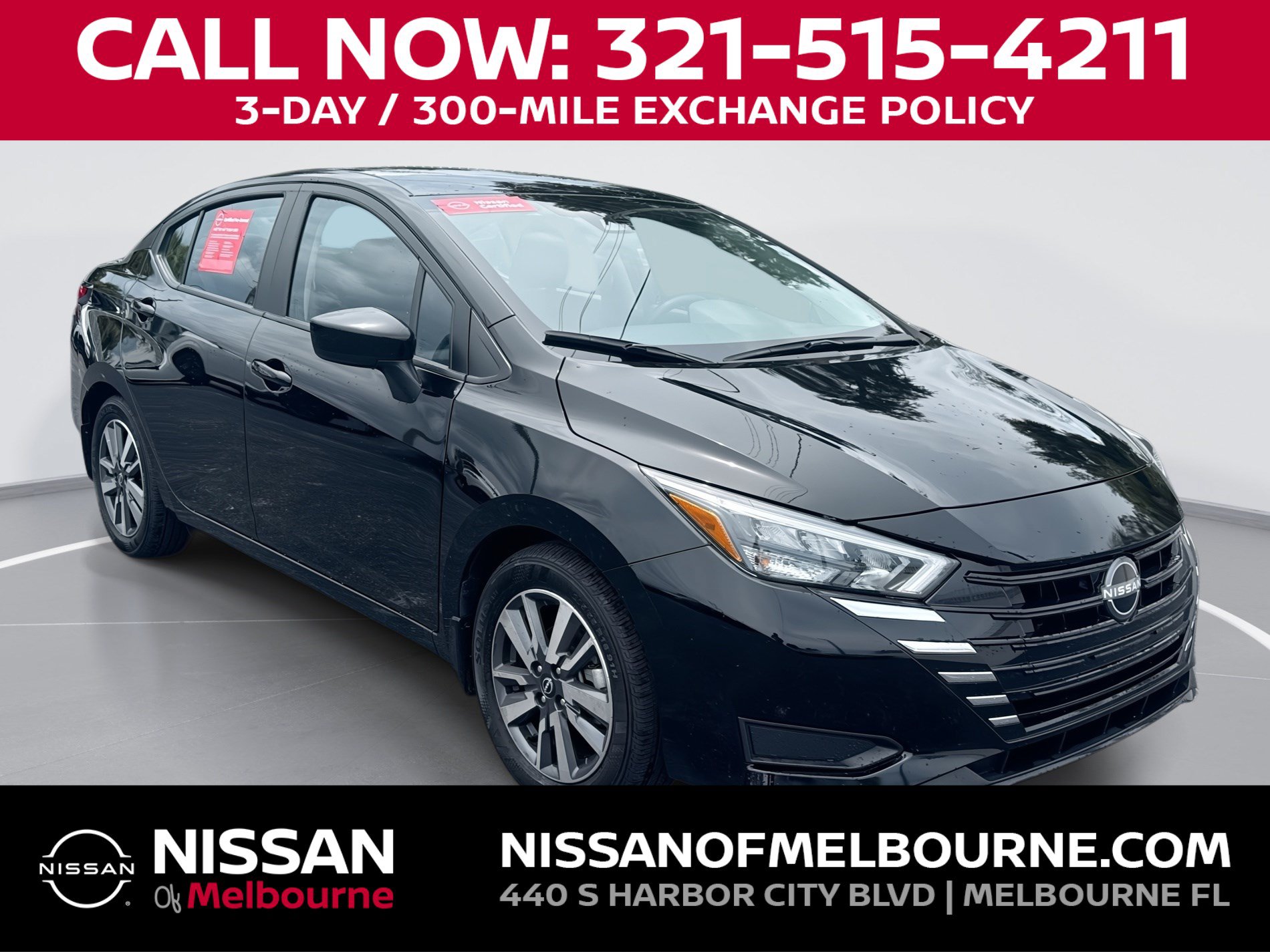 Certified 2025 Nissan Versa SV w/ Trunk Package FWD image 1