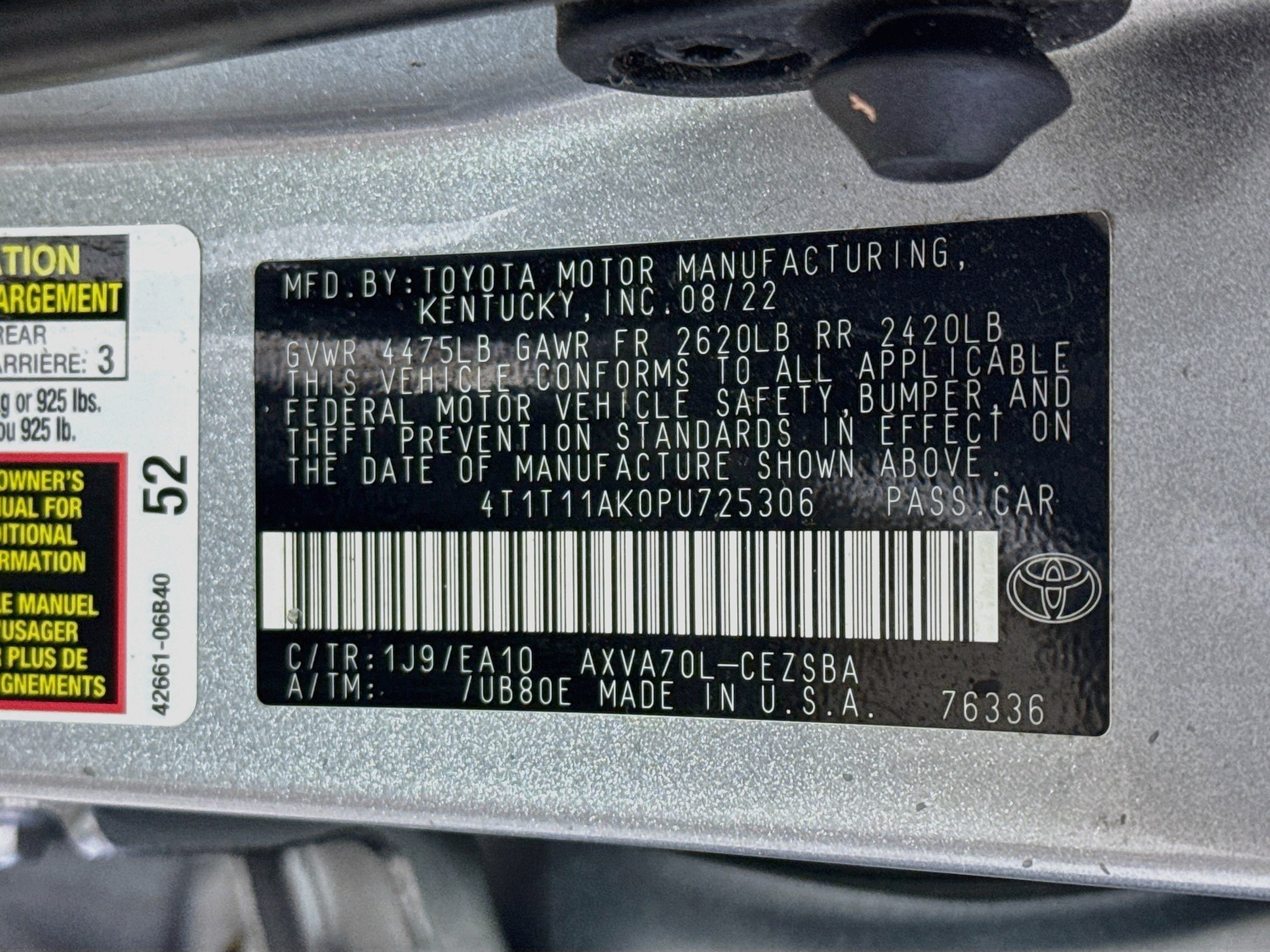 Used 2023 Toyota Camry SE w/ Convenience Package FWD image 40