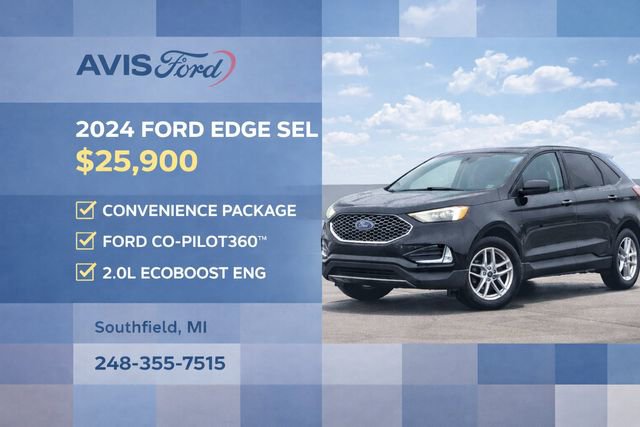 Certified 2024 Ford Edge SEL w/ Convenience Package