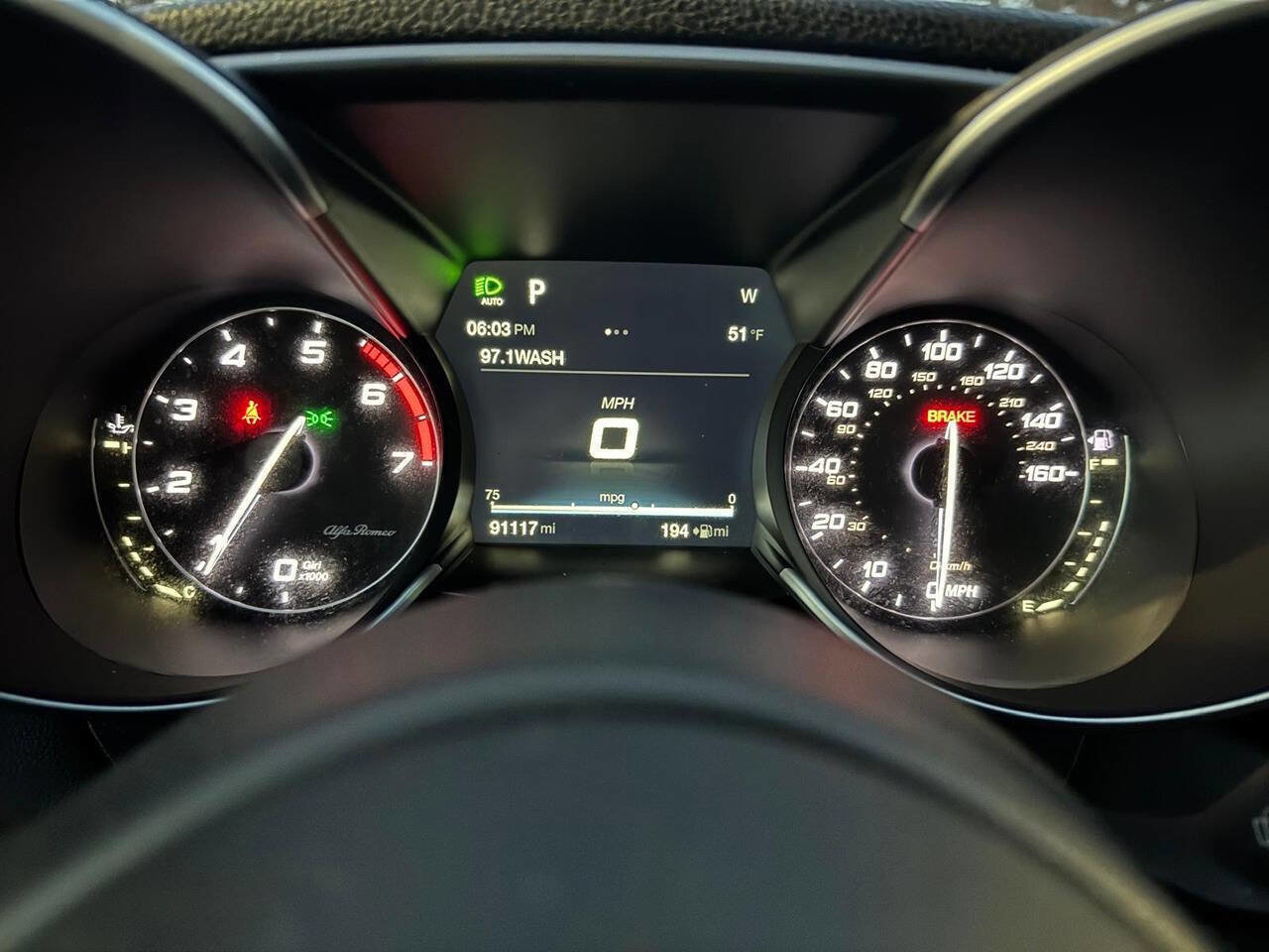 Used 2017 Alfa Romeo Giulia w/ Sport Appearance Package image 16