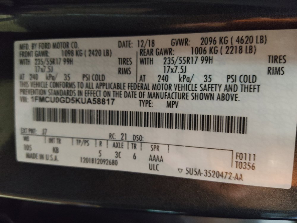 Used 2019 Ford Escape SE FWD image 33