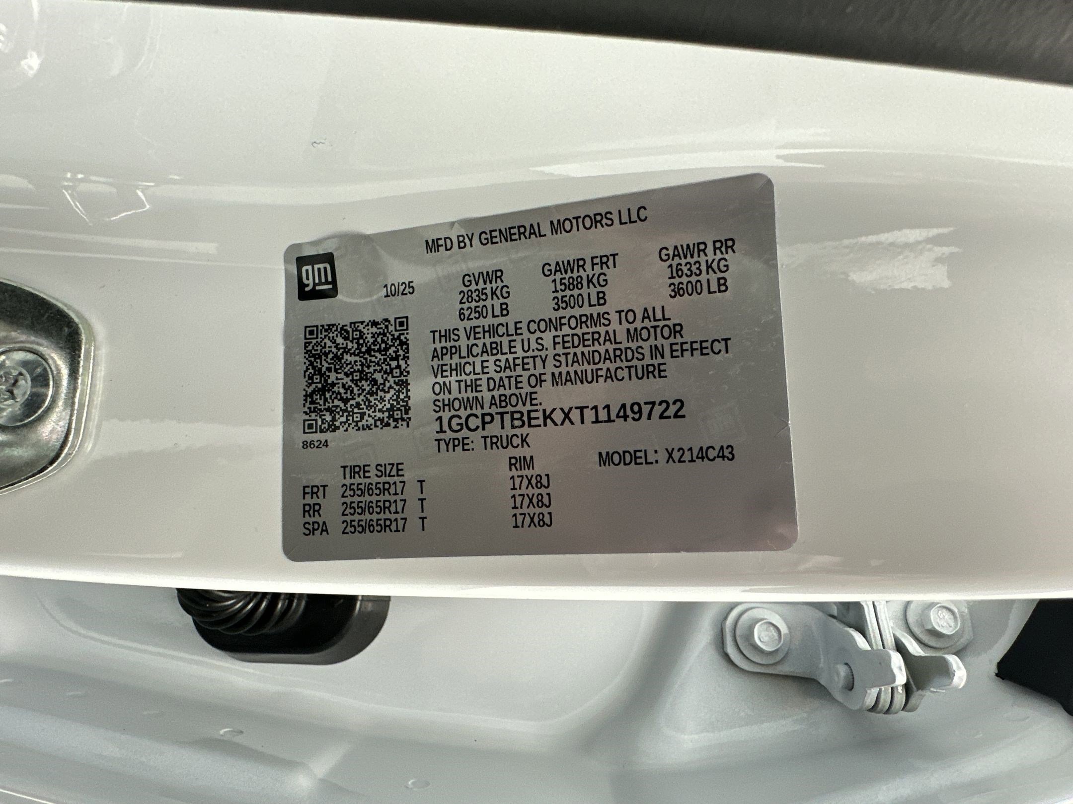 New 2026 Chevrolet Colorado W/T w/ Advanced Trailering Package image 18