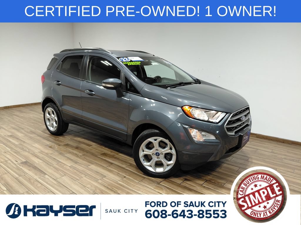 Certified 2022 Ford EcoSport SE w/ SE Appearance Package AWD/4WD image 1