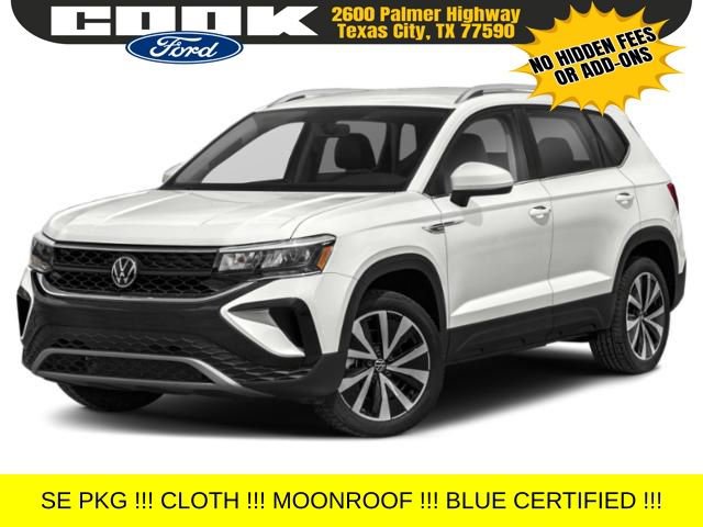 Used 2024 Volkswagen Taos SE w/ Panoramic Sunroof Package