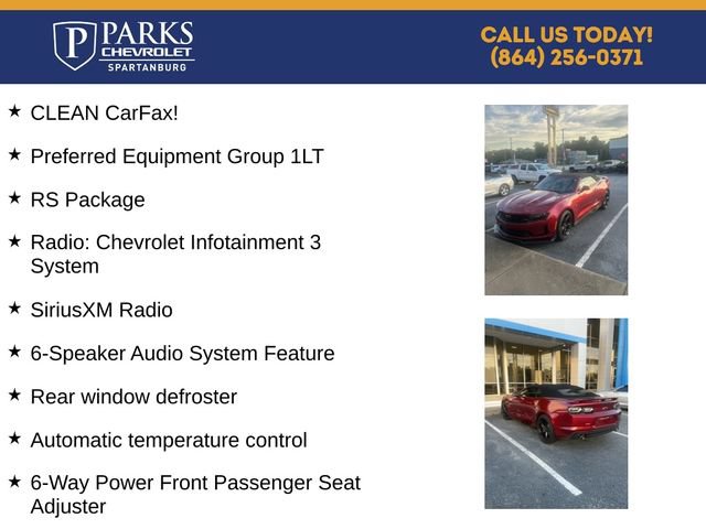 Certified 2023 Chevrolet Camaro LT w/ RS Package RWD image 4