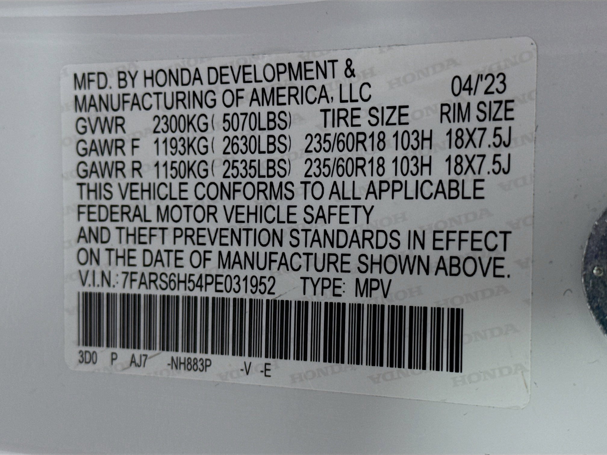 Certified 2023 Honda CR-V Sport image 31