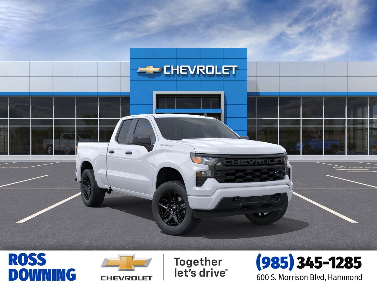 New 2026 Chevrolet Silverado 1500 Custom w/ LPO, Dark Essentials Package