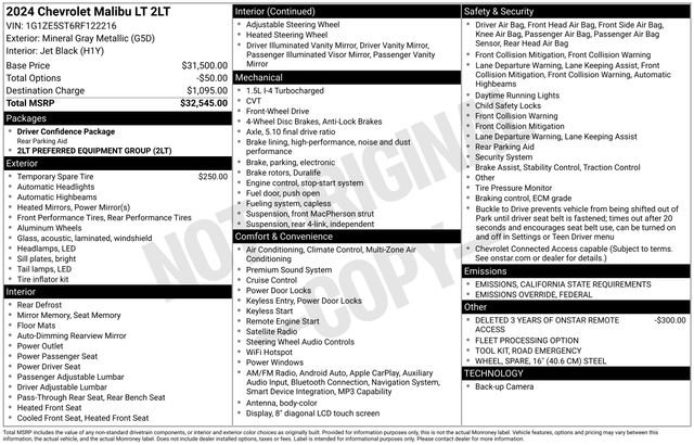 Used 2024 Chevrolet Malibu LT image 6