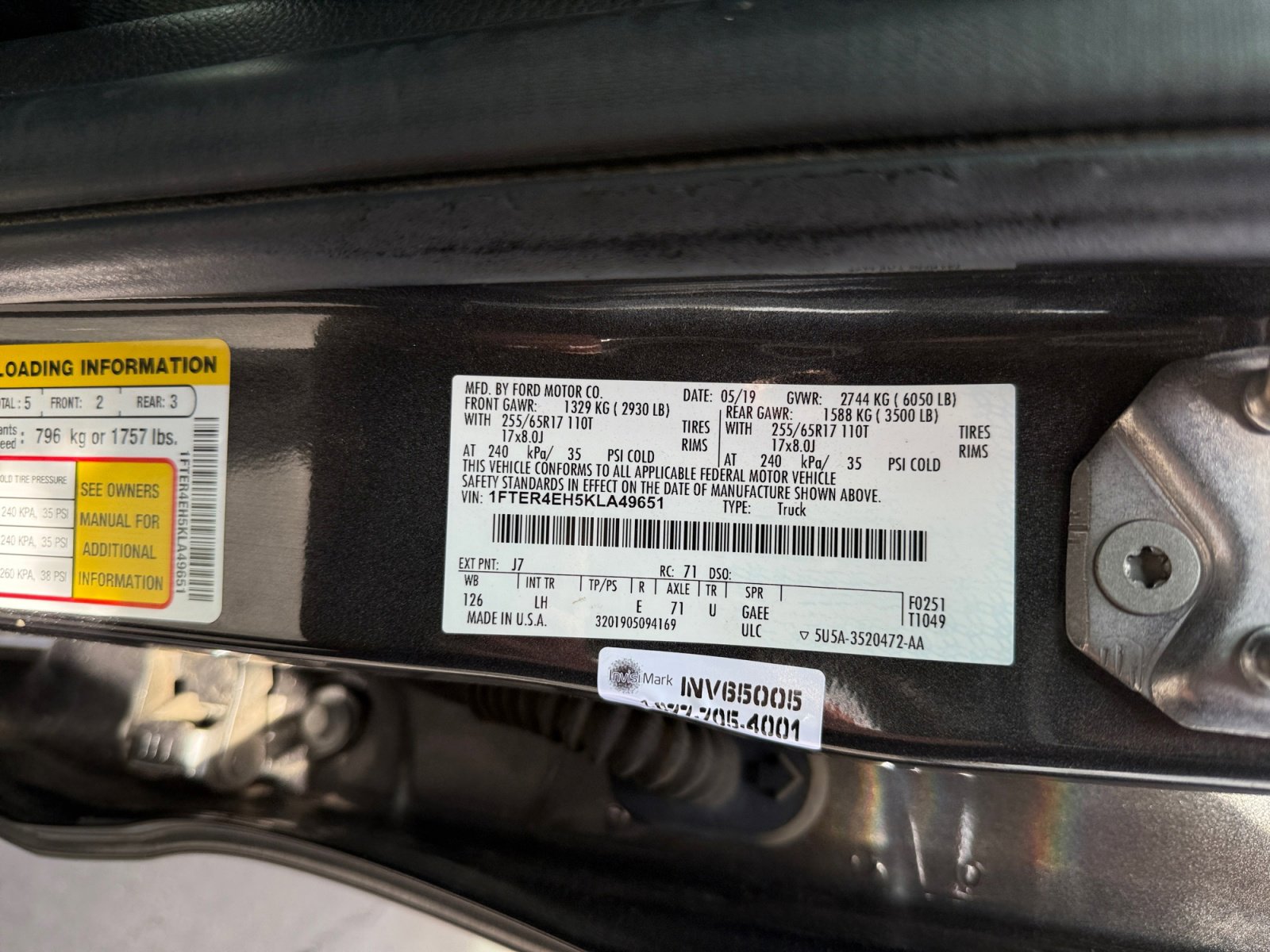 Used 2019 Ford Ranger XL w/ Equipment Group 101A Mid image 23