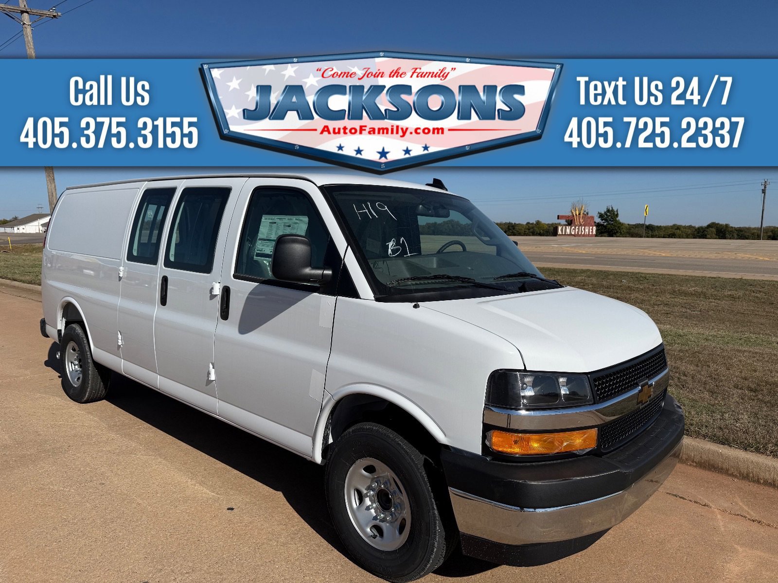 New 2025 Chevrolet Express 3500 Extended w/ Driver Convenience Package RWD image 1