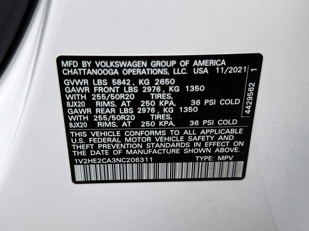 Used 2022 Volkswagen Atlas Cross Sport SE AWD/4WD image 28