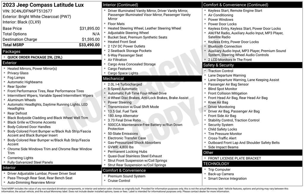 Used 2023 Jeep Compass Latitude image 14