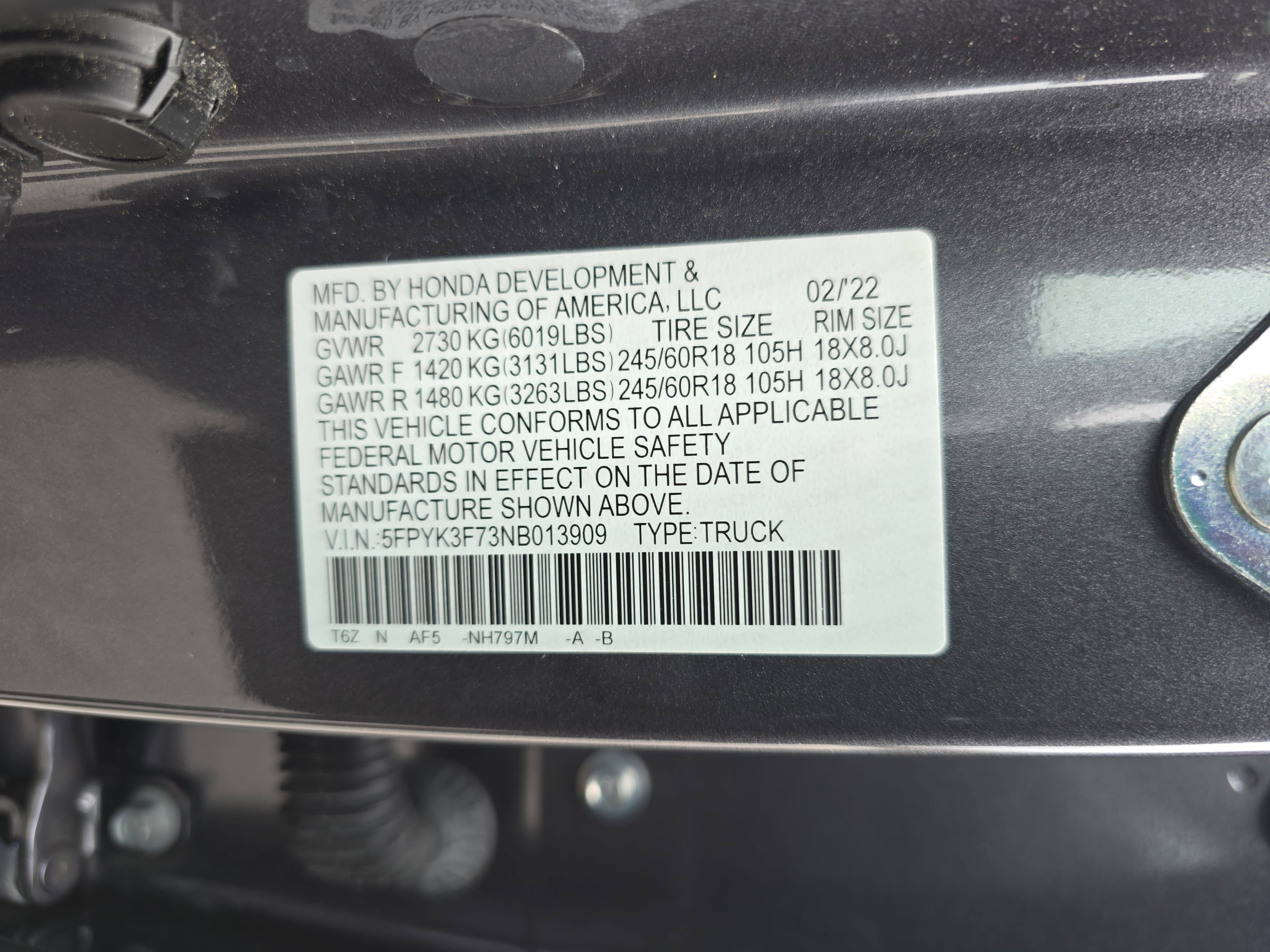 Used 2022 Honda Ridgeline RTL-E image 35