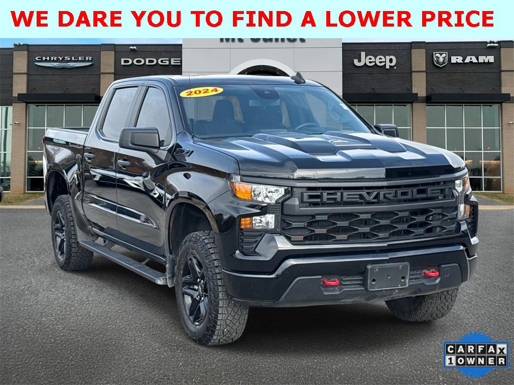 Used 2024 Chevrolet Silverado 1500 Custom Trail Boss w/ LPO, Dark Essentials Package