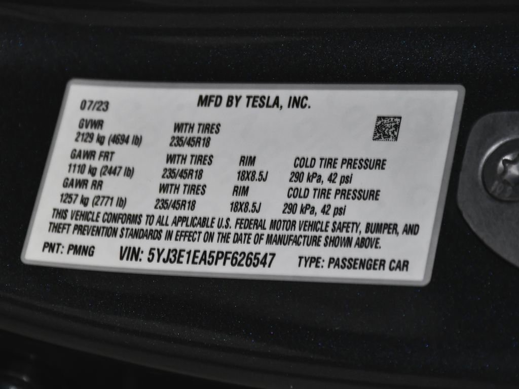 Used 2023 Tesla Model 3 Standard Range image 20