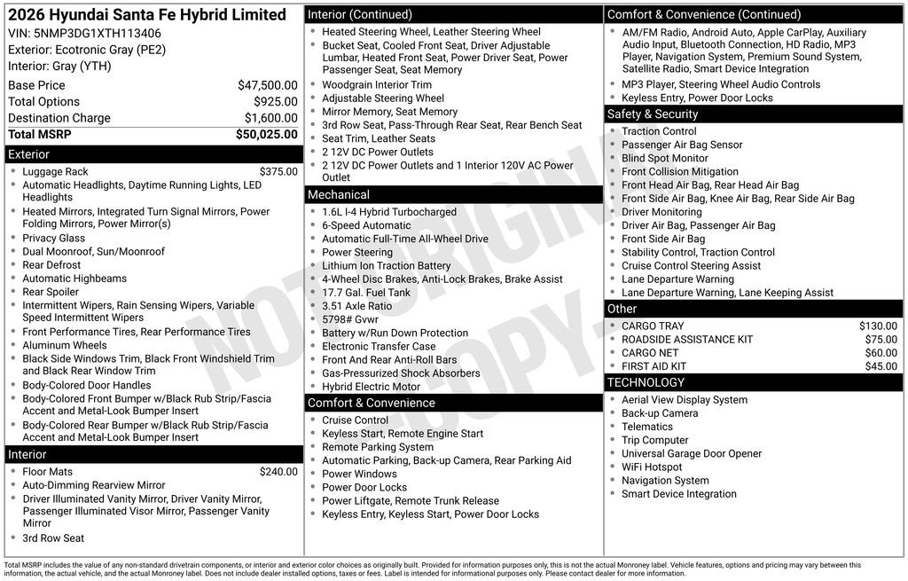 New 2026 Hyundai Santa Fe Limited image 4
