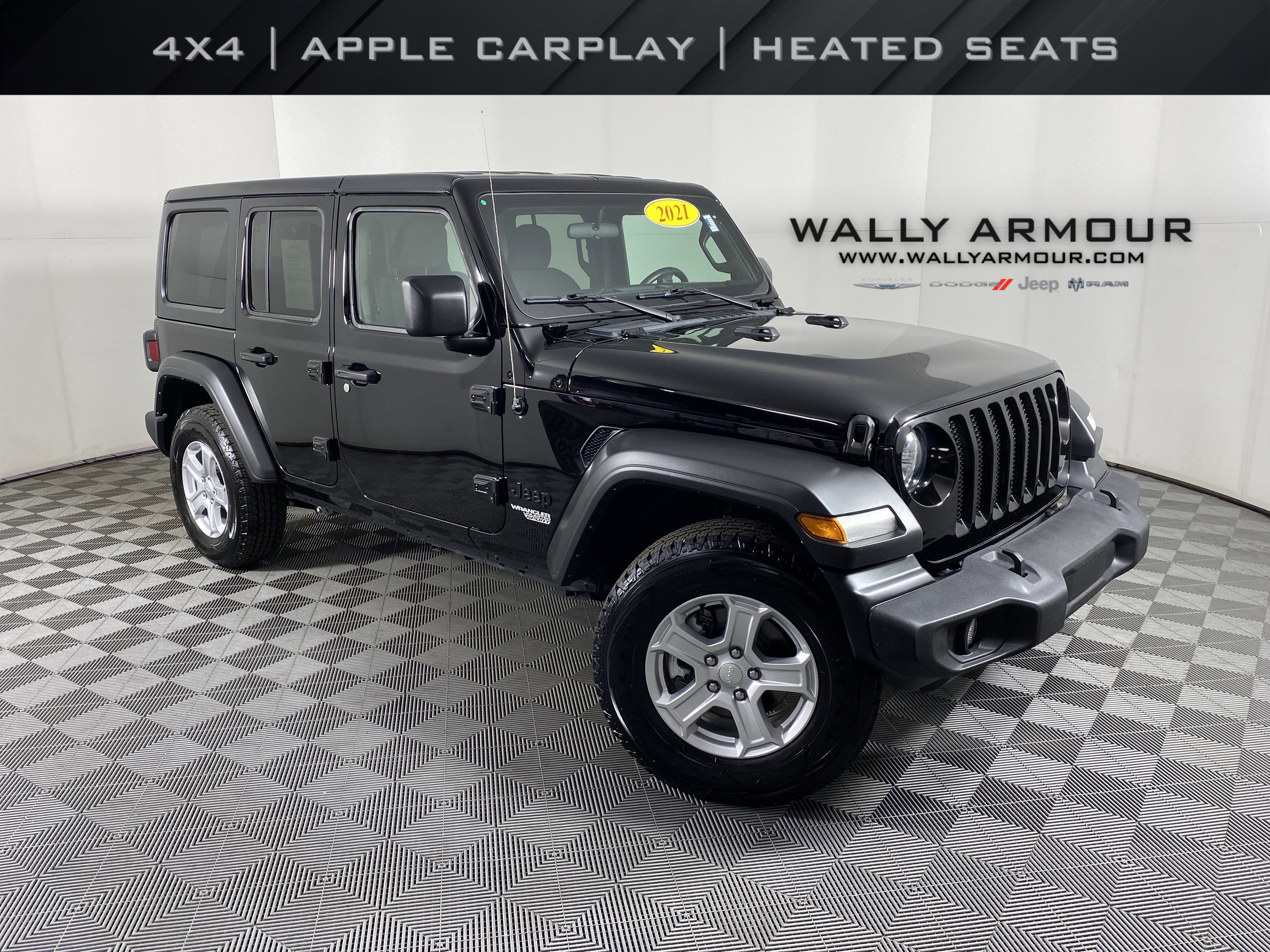 Used 2021 Jeep Wrangler Unlimited Sport AWD/4WD image 1