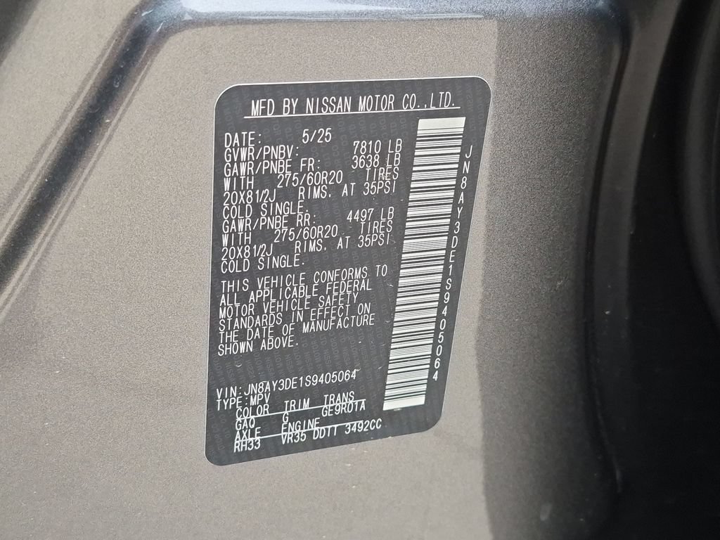Certified 2025 Nissan Armada PRO-4X AWD/4WD image 43