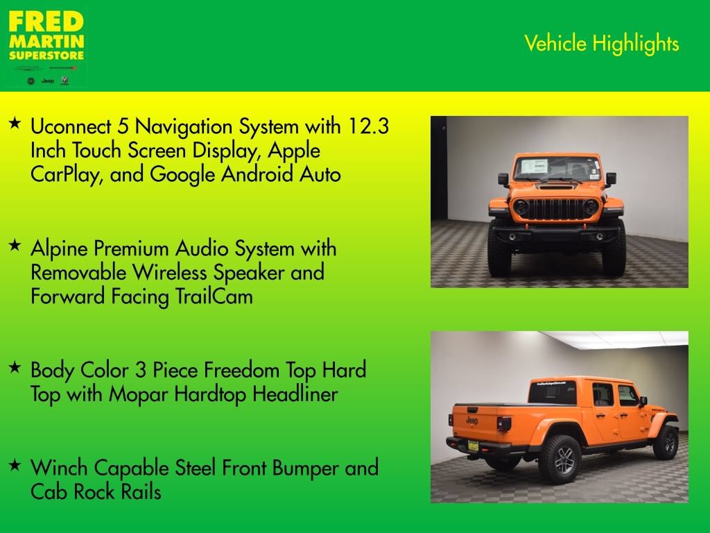 New 2026 Jeep Gladiator Mojave AWD/4WD image 15