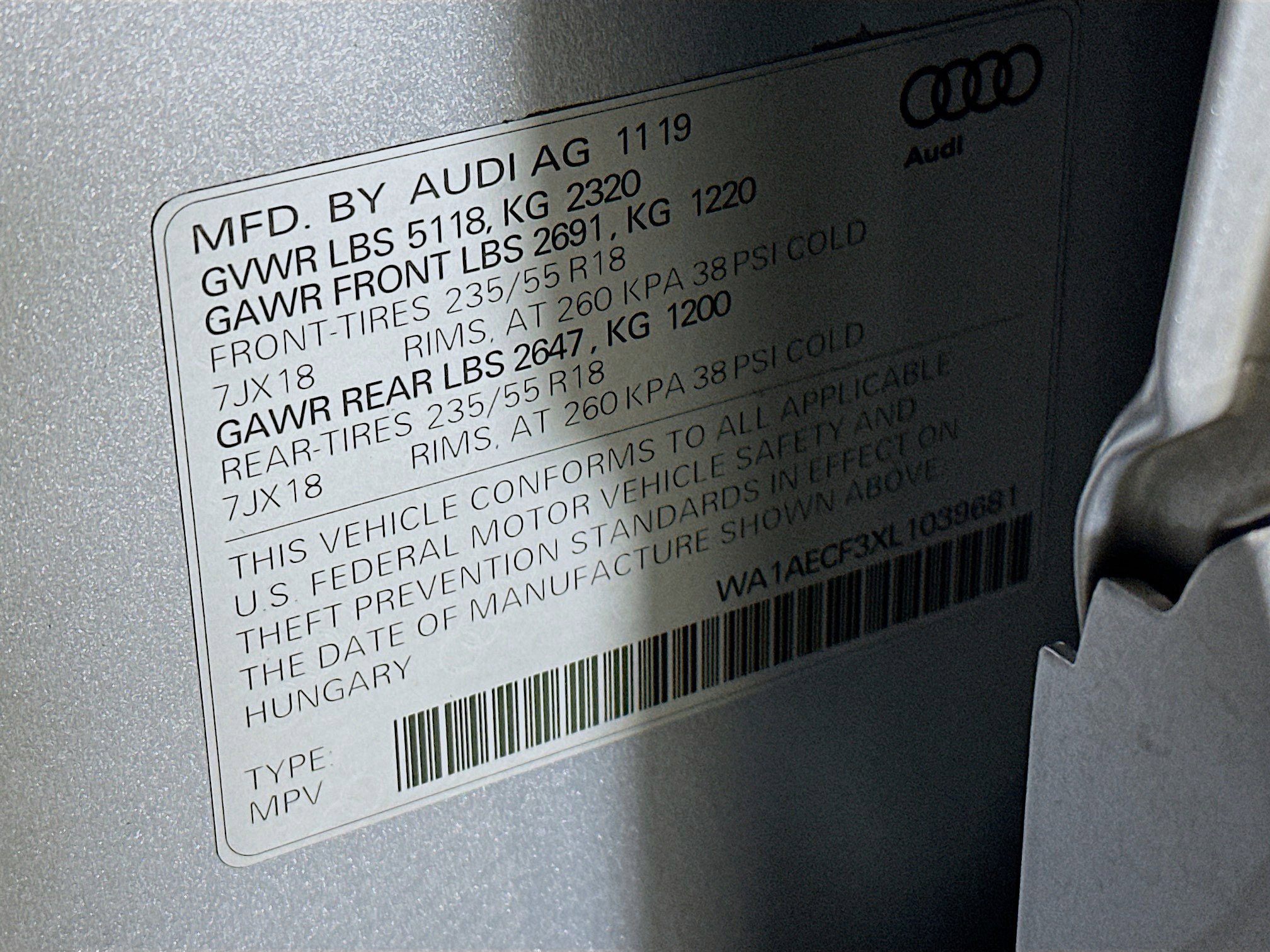 Used 2020 Audi Q3 2.0T Premium w/ Convenience Package image 12