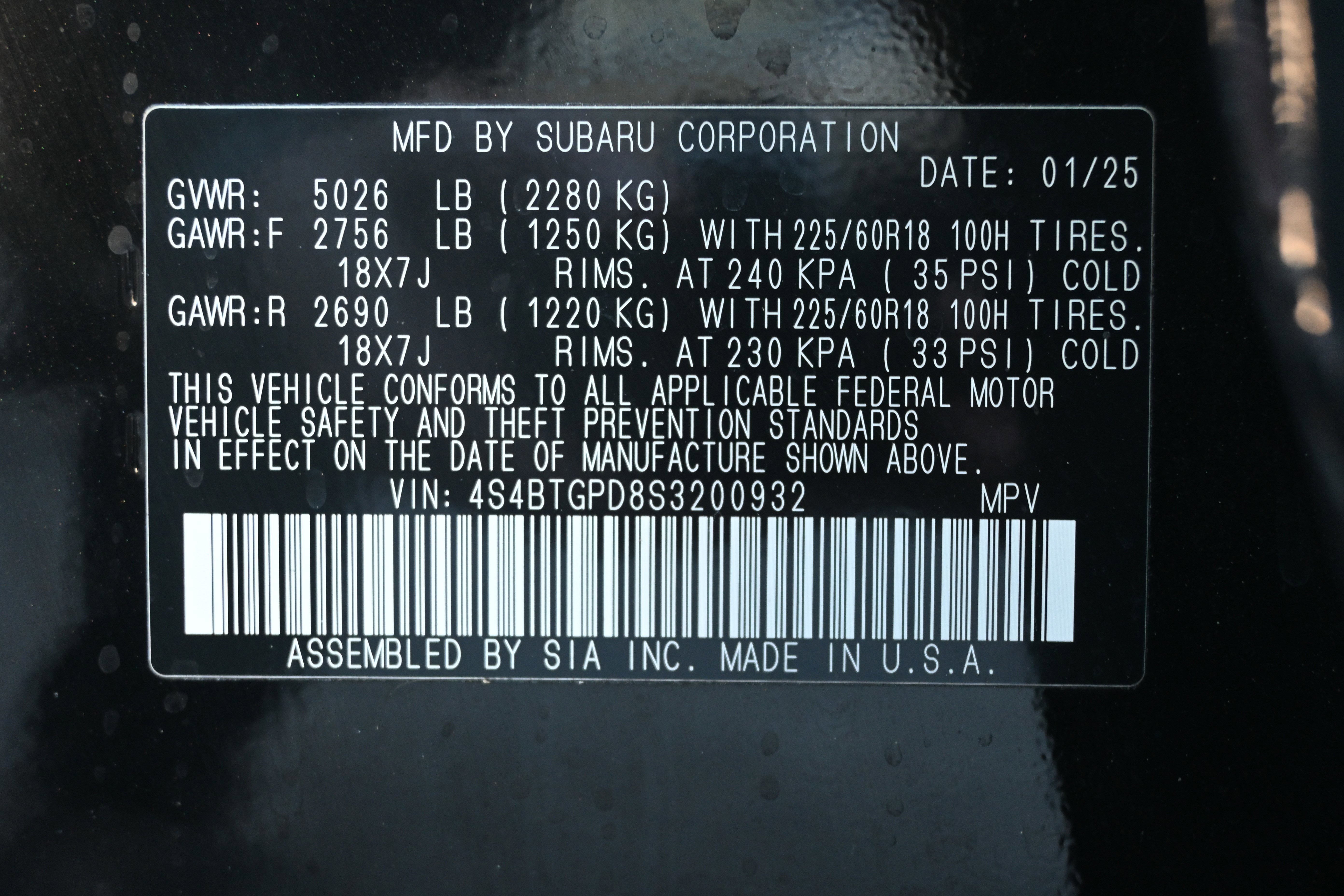 Certified 2025 Subaru Outback Touring XT image 37