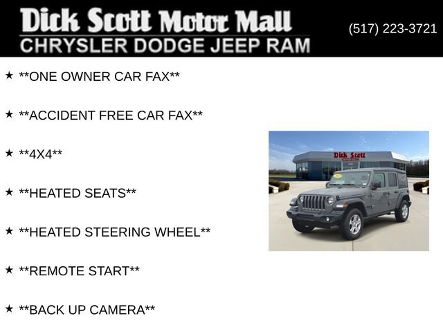 Used 2022 Jeep Wrangler Unlimited Sport AWD/4WD image 9
