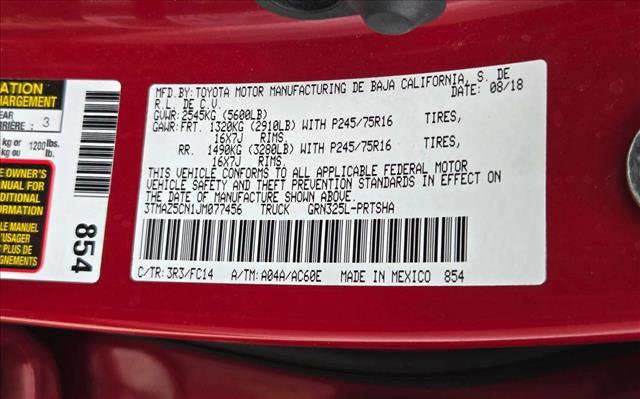 Certified 2018 Toyota Tacoma SR5 image 23