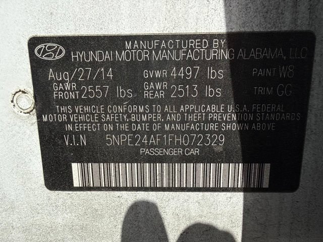 Used 2015 Hyundai Sonata SE FWD image 6
