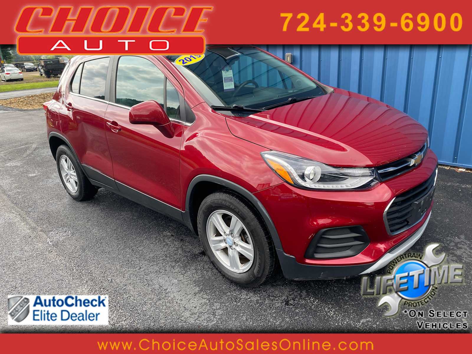 Used 2019 Chevrolet Trax LT FWD image 1